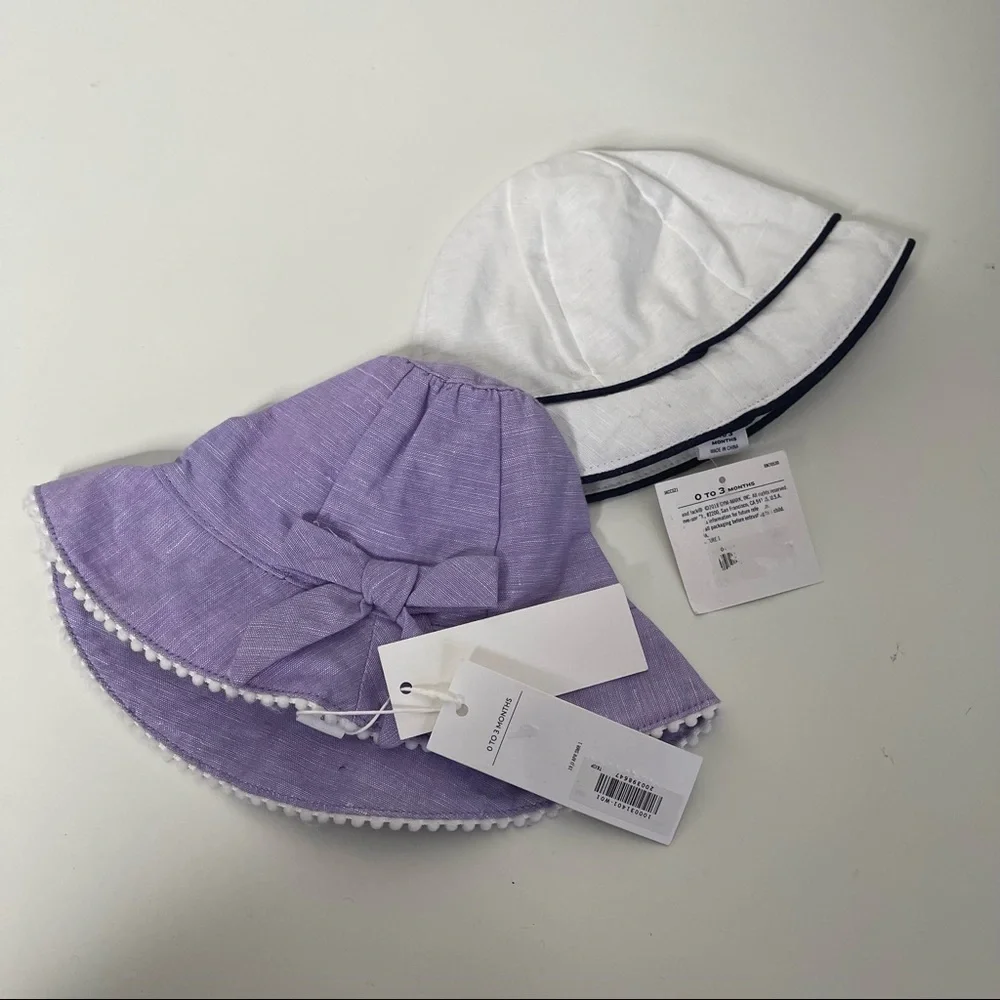 Janie and jack baby hats